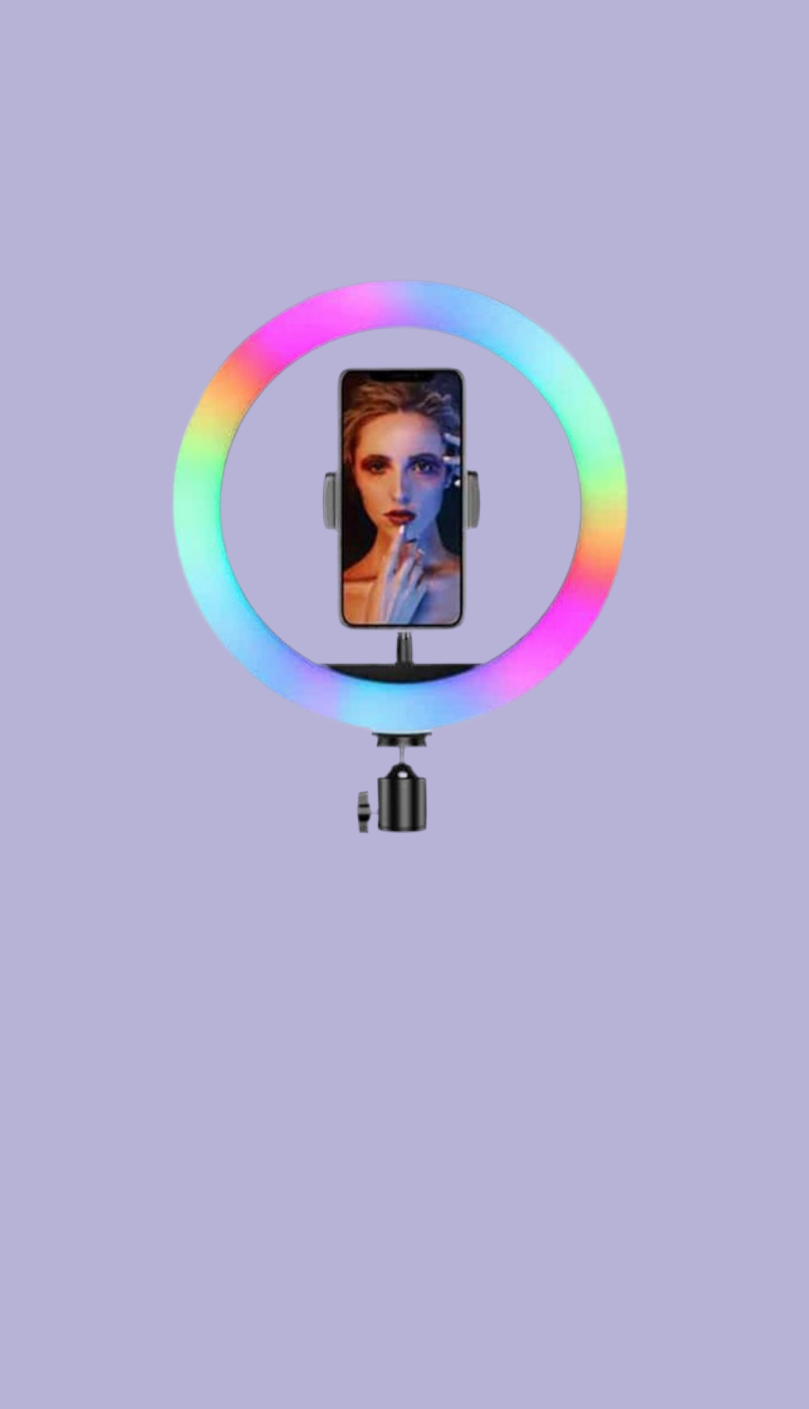 RGB Ring Light for content creation and Teaching Engish Online