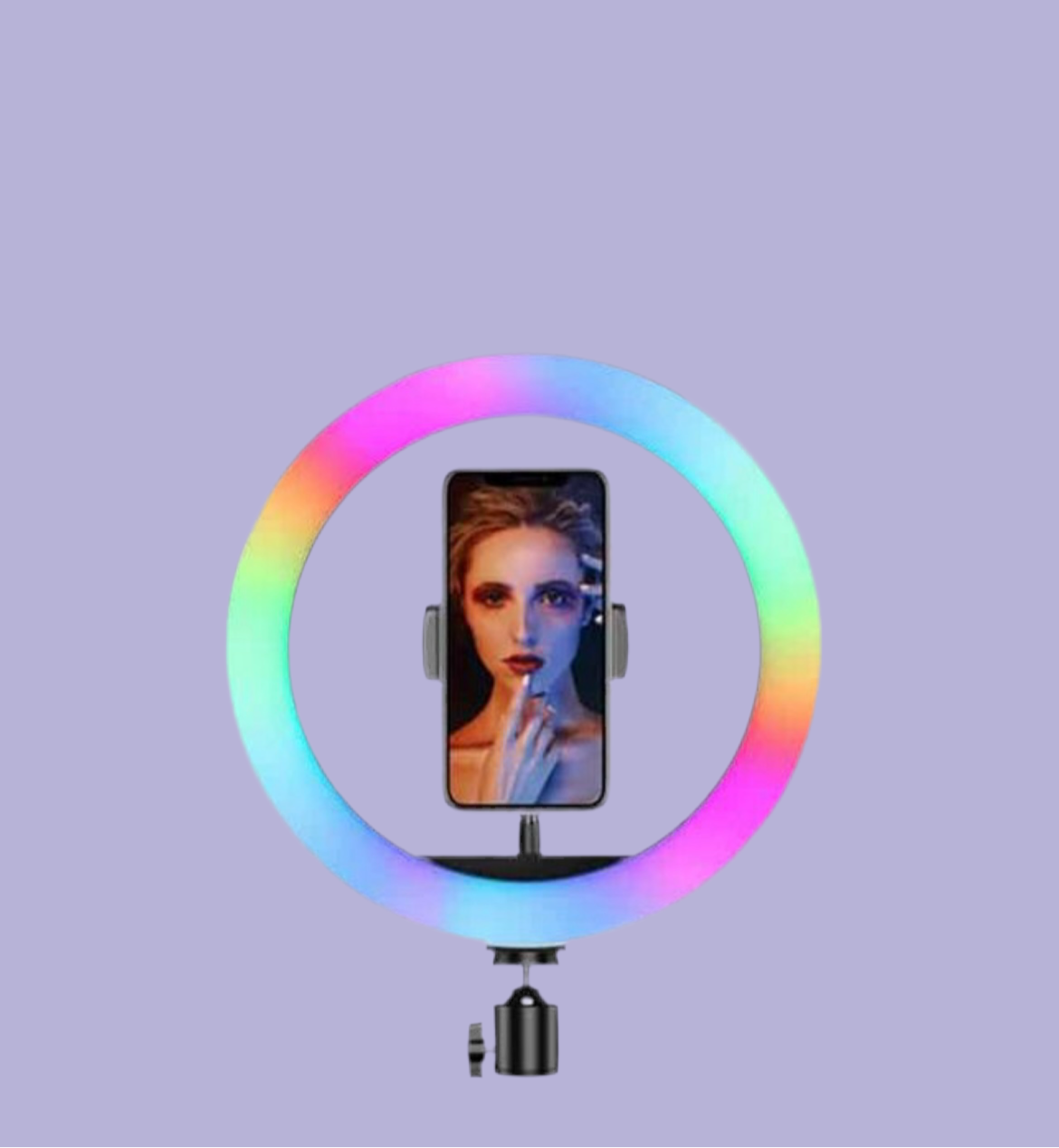RGB Ring Light for content creation and Teaching Engish Online