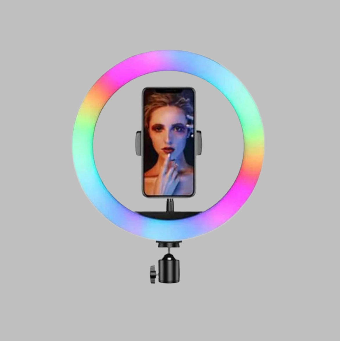 RGB Ring Light for content creation and Teaching Engish Online