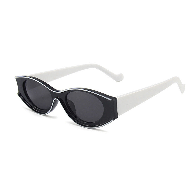 Vintage Punk Sunglasses for Women & Men - Retro Fashion Eyeglasses with PC Frame- UV 400