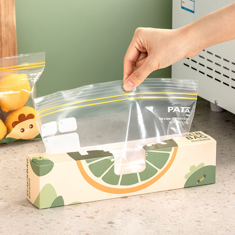 Thickened PE Sealed Food Storage Bags - Plastic Wrap Covers for Kitchen, Refrigerator, Vegetables, and Fruits
