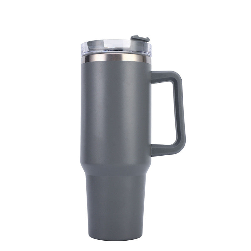 Stanley Dupe- 1.18L Stainless Steel Vacuum Insulated Tumbler with Lid and Straw