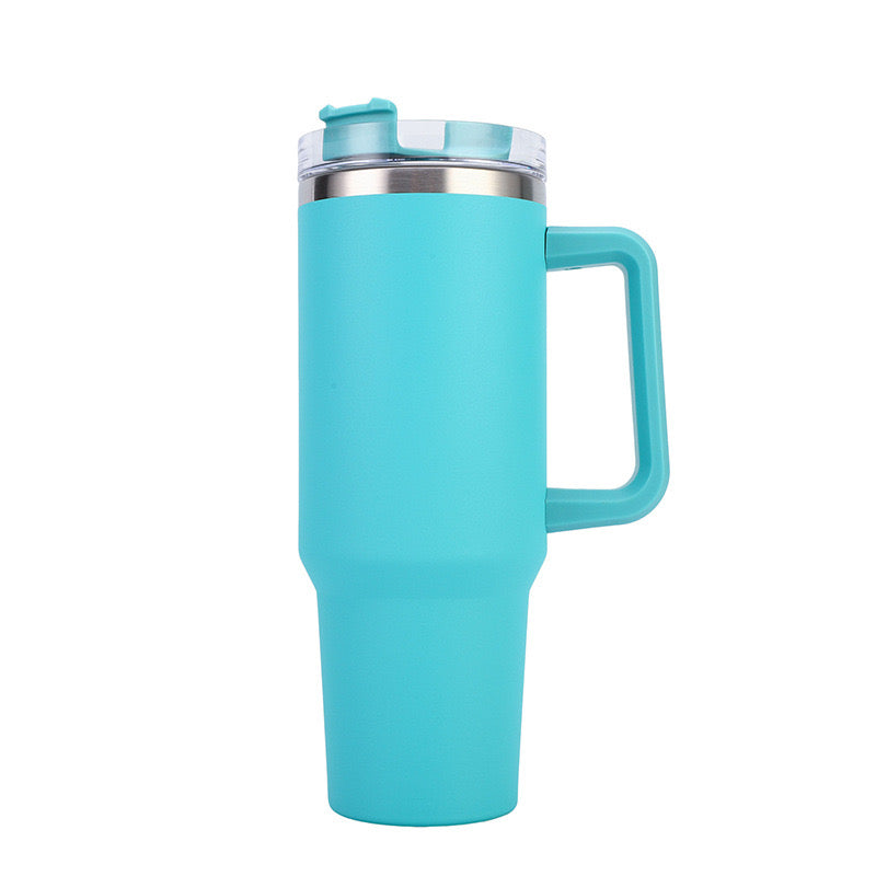 Stanley Dupe- 1.18L Stainless Steel Vacuum Insulated Tumbler with Lid and Straw