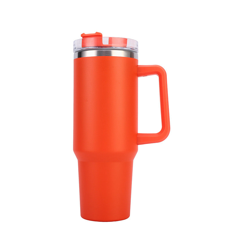 Stanley Dupe- 1.18L Stainless Steel Vacuum Insulated Tumbler with Lid and Straw