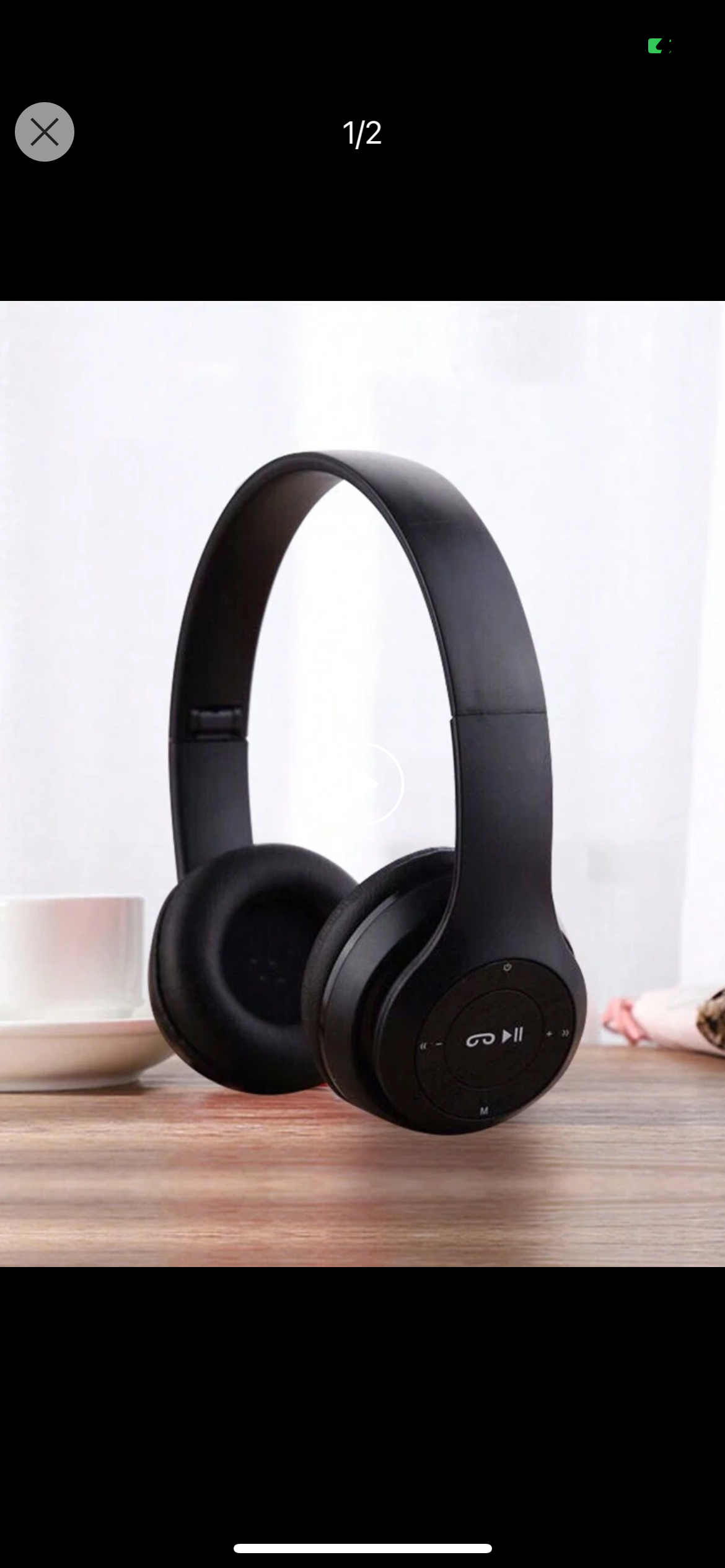 P47 Foldable Wireless Bluetooth Headphone With 3.5mm Audio Jack, Support MP3 / FM / Call