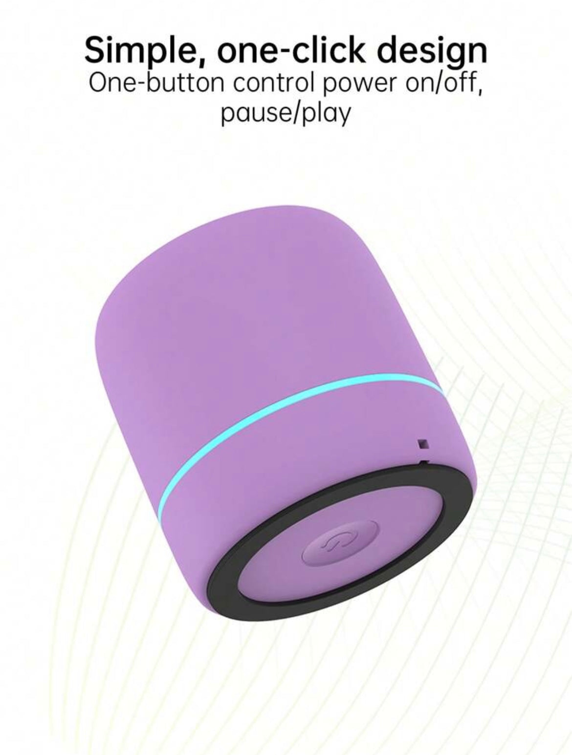 Mini Speaker, Small Bluetooth Speaker, Portable Speaker, Wireless Bluetooth Speaker, Stereo HD Sound and Bass Speaker for Outdoor Indoor Bluetooth Speaker (Purple)