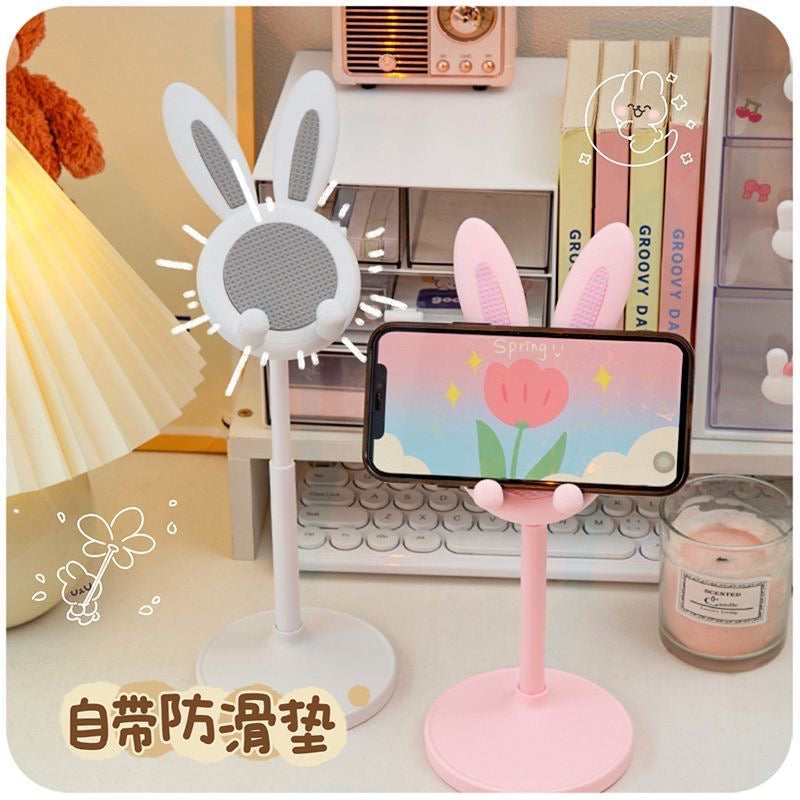 Cute Bunny Phone Stand - Smartphone Holder for Girls & Women | Fits All Phones