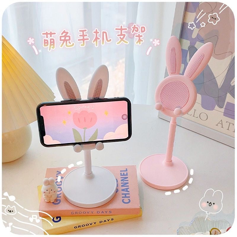 Cute Bunny Phone Stand - Smartphone Holder for Girls & Women | Fits All Phones