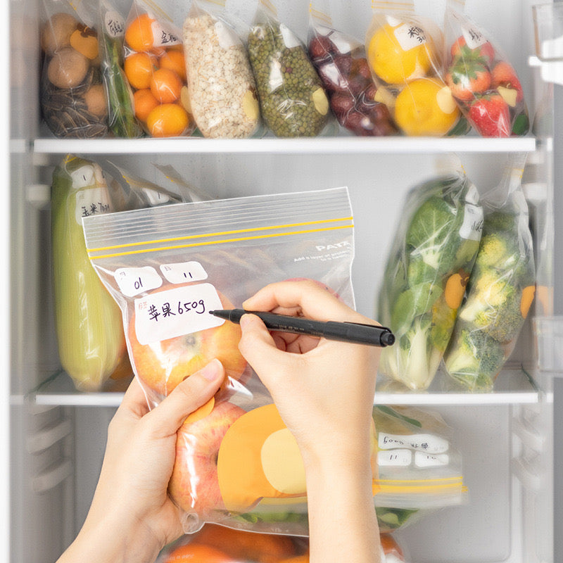 Thickened PE Sealed Food Storage Bags - Plastic Wrap Covers for Kitchen, Refrigerator, Vegetables, and Fruits