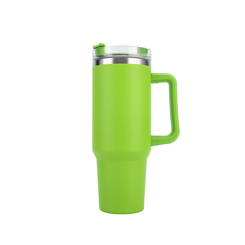 Stanley Dupe- 1.18L Stainless Steel Vacuum Insulated Tumbler with Lid and Straw