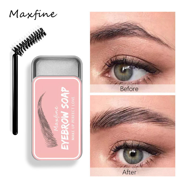 Summer Music Festival Makeup - Long-lasting Waterproof Eyebrow Soap & Gel Wax | Excellent Eyebrow Styling Cosmetic Tool for Women