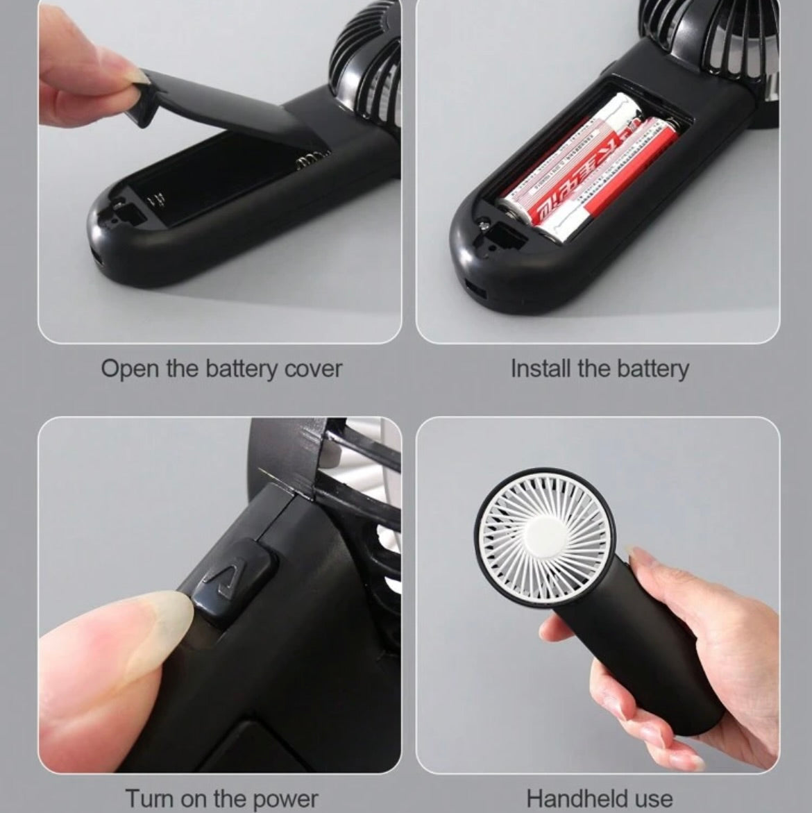 Beat the Heat: Portable Handheld Fans