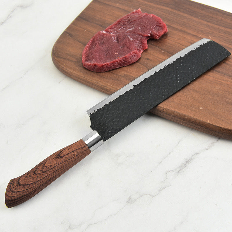 All White 6-Piece Stainless Steel Kitchen Knife Set - Chef Utility