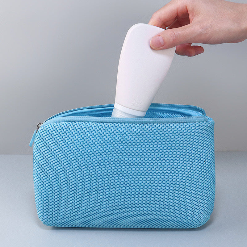 Leak-Proof Silicone Travel Bottles(Decanter) Set | 100% BPA-Free, Food Grade, Portable Toiletry Containers for Travel | 4-Pack (90ml, 60ml) | Safe for Liquids, Toiletries, Shampoo, Conditioner & More