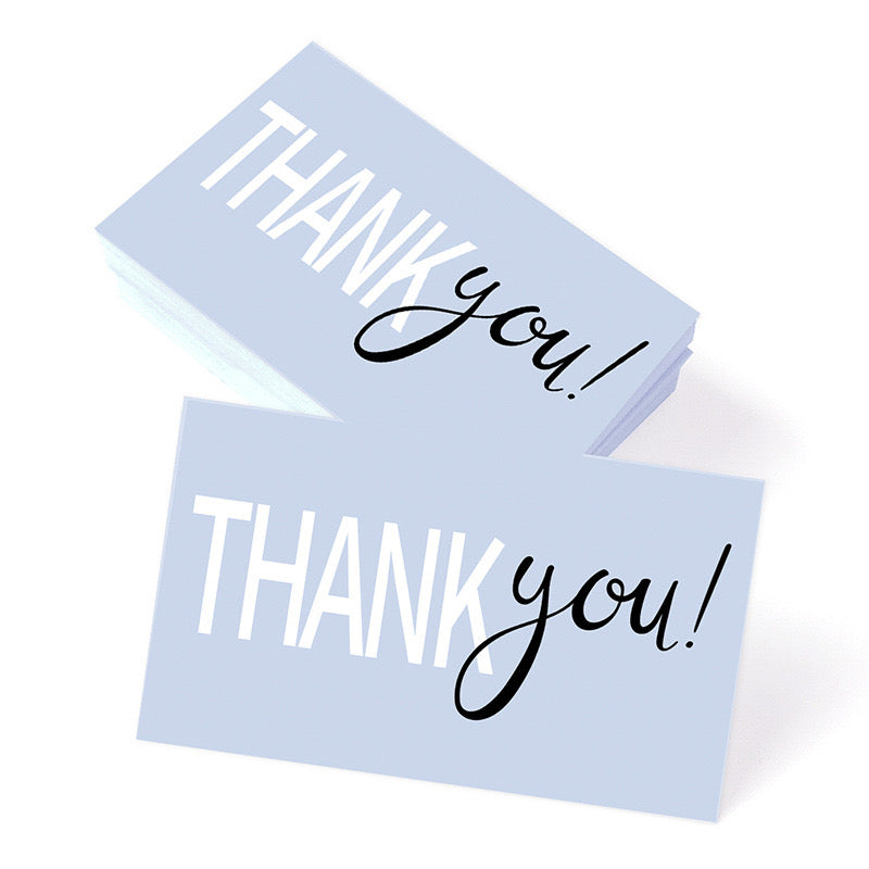 50pcs Thank You Gift cards - Ideal Labels for Small Business- Gift Packages, and Handmade Products