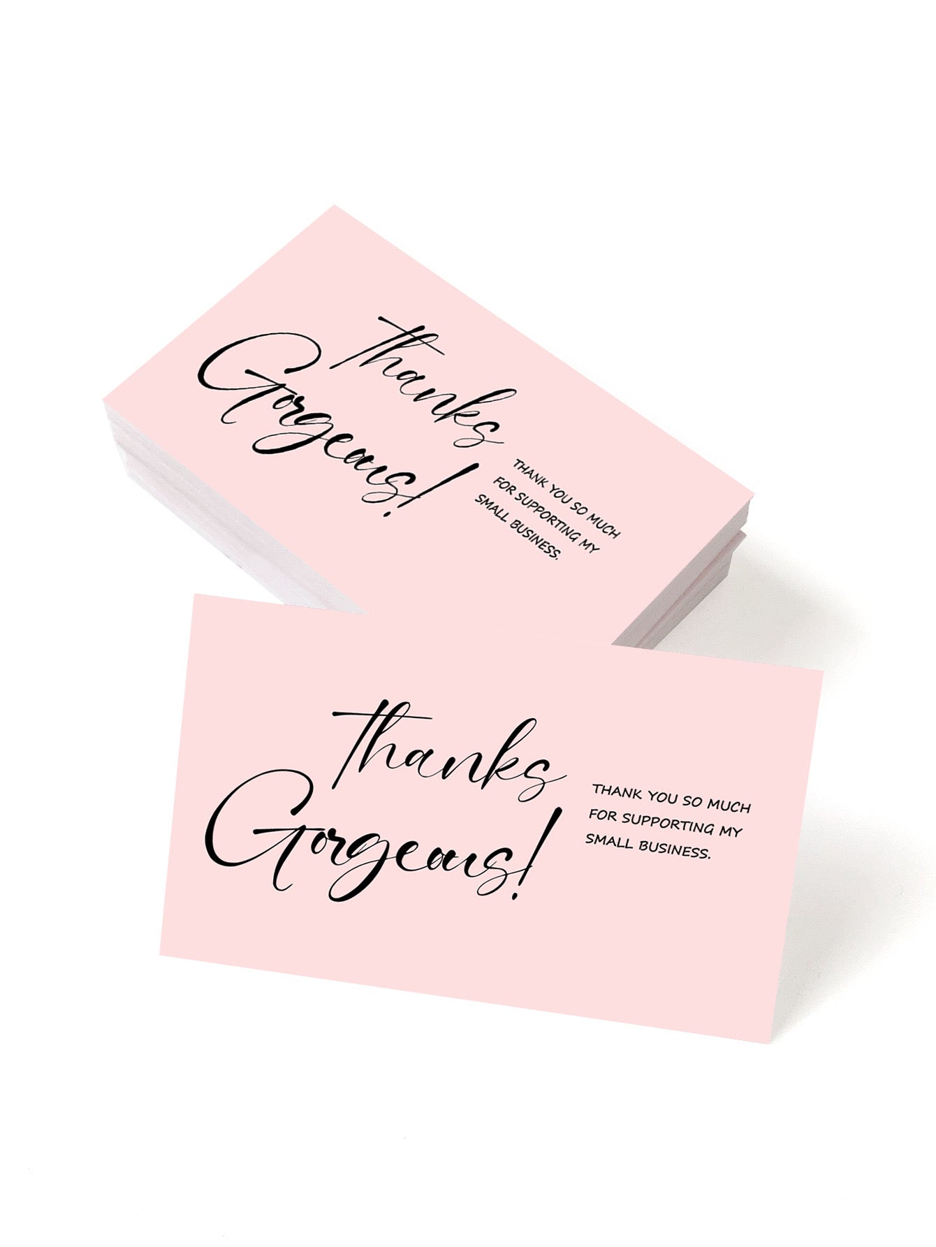 50pcs Thank You Gift cards - Ideal Labels for Small Business- Gift Packages, and Handmade Products
