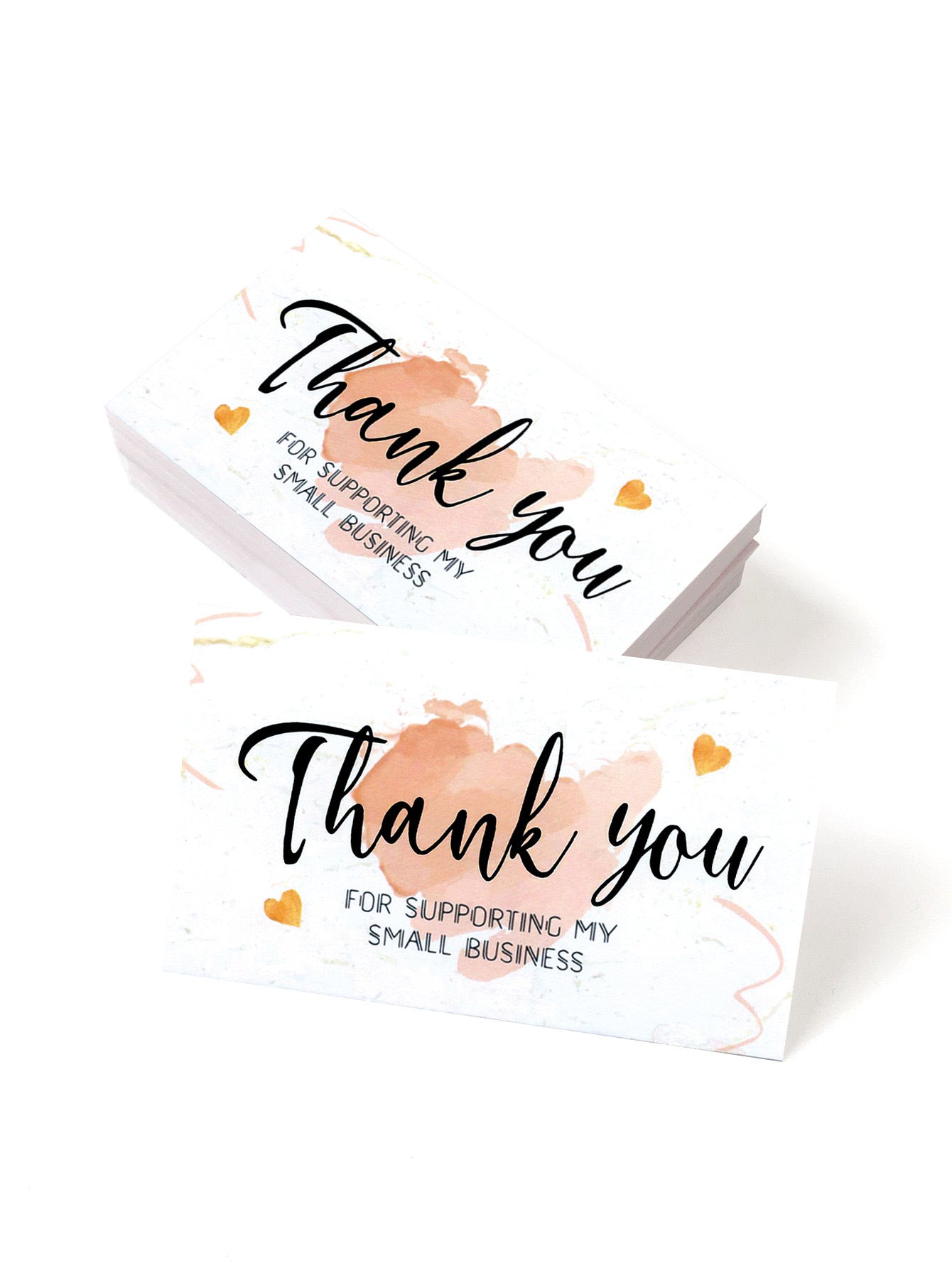50pcs Thank You Gift cards - Ideal Labels for Small Business- Gift Packages, and Handmade Products