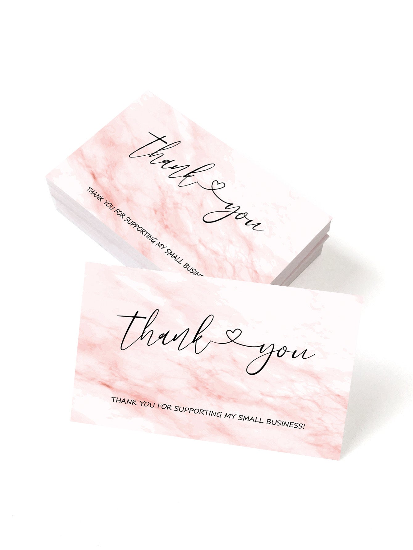 50pcs Thank You Gift cards - Ideal Labels for Small Business- Gift Packages, and Handmade Products