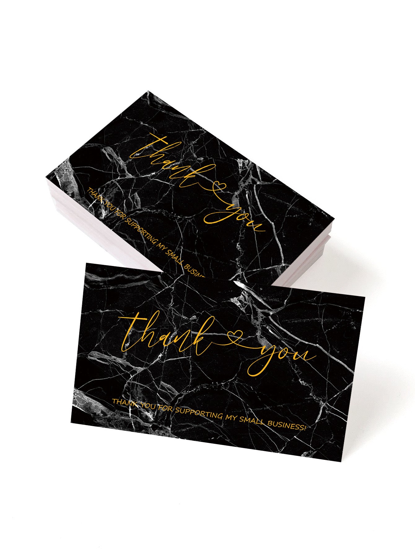 50pcs Thank You Gift cards - Ideal Labels for Small Business- Gift Packages, and Handmade Products