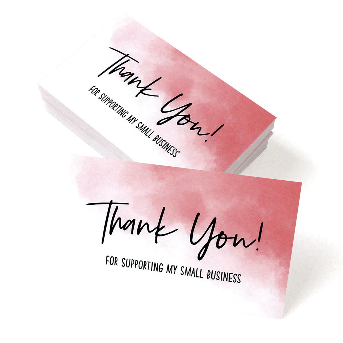 50pcs Thank You Gift cards - Ideal Labels for Small Business- Gift Packages, and Handmade Products