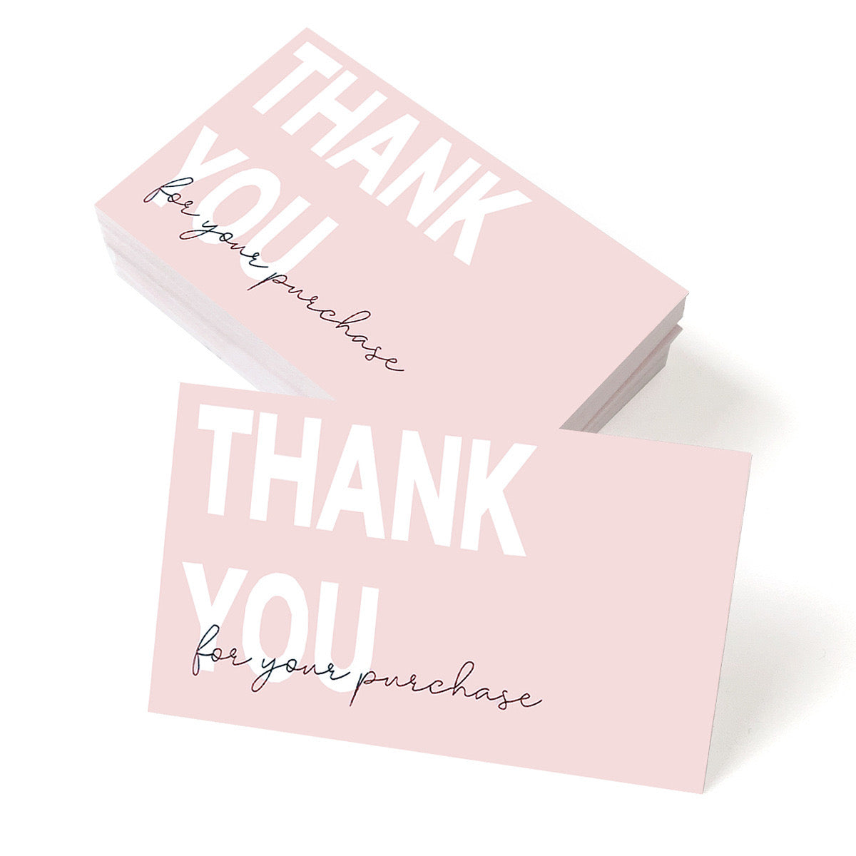 50pcs Thank You Gift cards - Ideal Labels for Small Business- Gift Packages, and Handmade Products